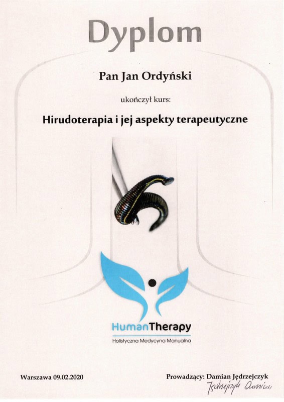 Jan Ordyński Centrum Rehabilitacji SOMA Warszawa Włochy fizjoterapia