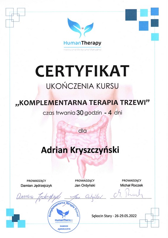 Centrum Rehabilitacji SOMA fizjoterapia Warszawa Włochy Adrian Kryszczyński