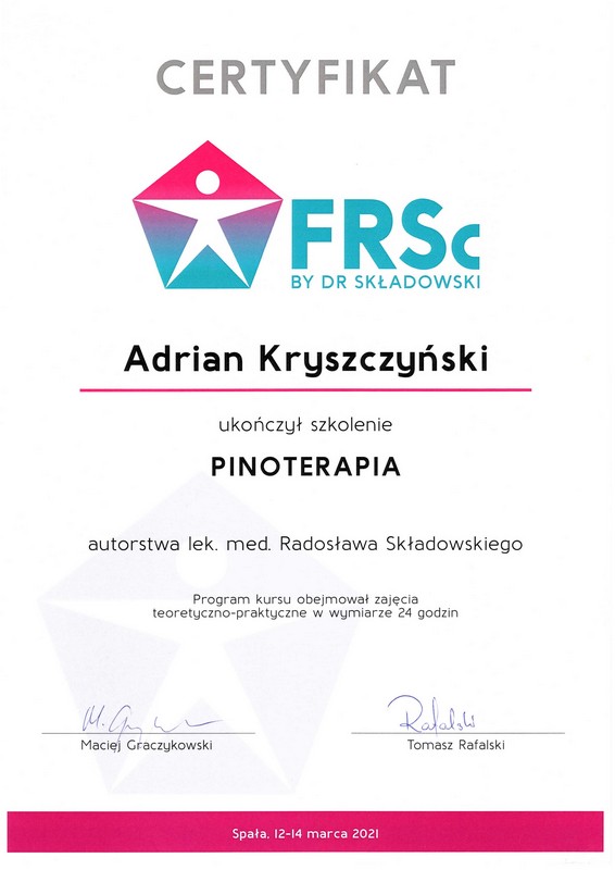 Centrum Rehabilitacji SOMA fizjoterapia Warszawa Włochy Adrian Kryszczyński