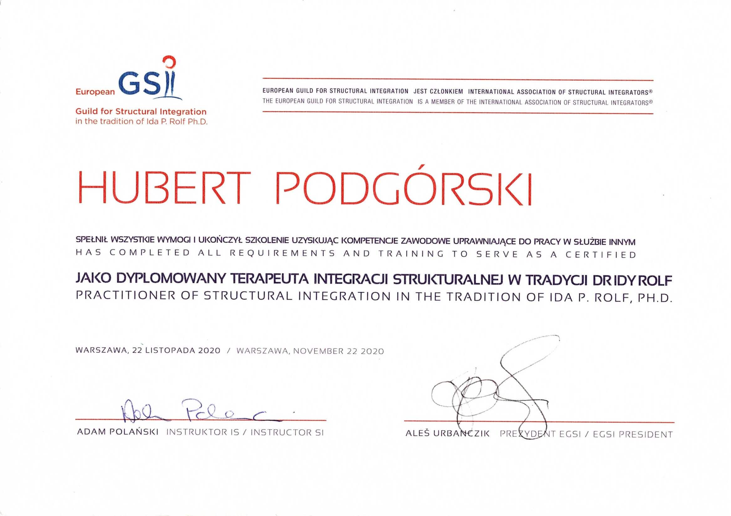 Centrum Rehabilitacji SOMA fizjoterapia Warszawa Włochy Hubert Podgórski
