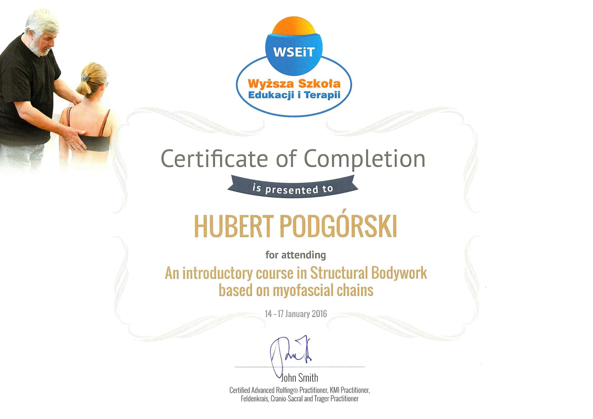 Centrum Rehabilitacji SOMA fizjoterapia Warszawa Włochy Hubert Podgórski