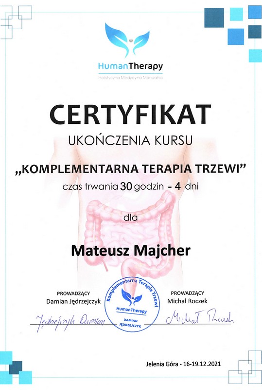 Centrum Rehabilitacji SOMA fizjoterapia Warszawa Włochy Mateusz Majcher